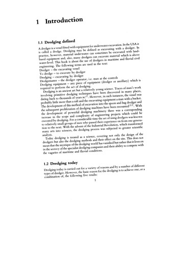 Cover for Dredging, a handbook for engineers