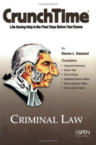 Cover for Criminal law
