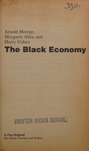 Cover for The black economy