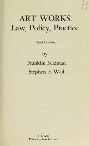 Cover for Art works