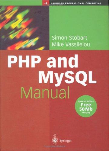 Cover for PHP and MySQL Manual