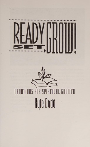 Cover for Ready, Set, Grow! (Devotions for Teens)