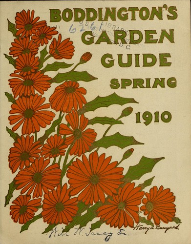 Cover for Boddington's garden guide