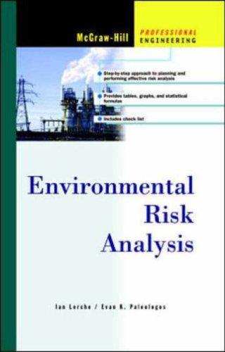 Cover for Environmental Risk Analysis