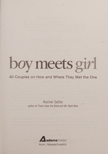 Cover for Boy Meets Girl