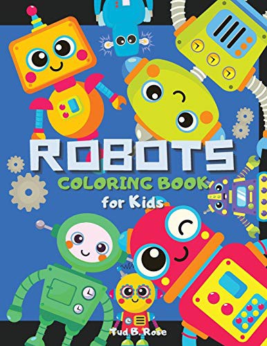 Cover for ROBOTS COLORING BOOK for Kids