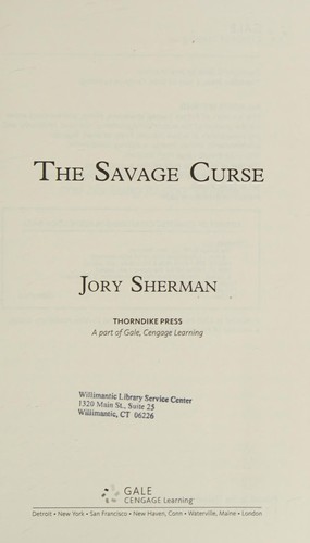 Cover for The savage curse