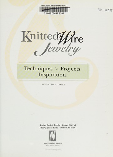 Cover for Knitted wire jewelry