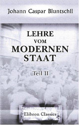 Cover for Lehre vom modernen Staat