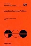 Cover for Large Scale Eigenvalue Problems (Mathematics Studies)
