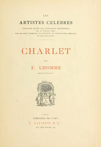 Cover for Charlet