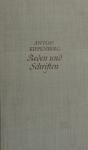 Cover for Reden und Schriften. --