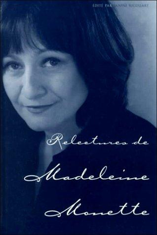 Cover for Relectures de Madeleine Monette