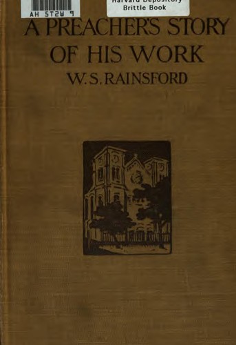 Cover for A Preacher's Story of His Work