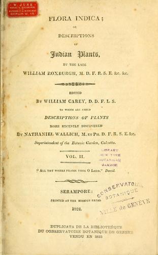 Cover for Flora Indica
