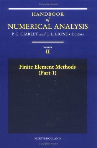 Cover for Handbook of Numerical Analysis