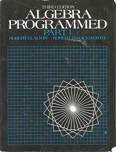 Cover for Algebra programmed