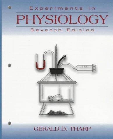 Cover for Experiments in Physiology