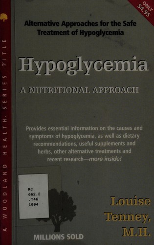 Cover for Hypoglycemia, a nutritional approach