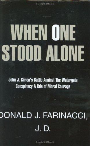 Cover for When One Stood Alone