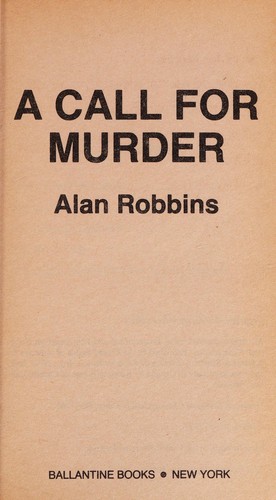 Cover for A Call for Murder