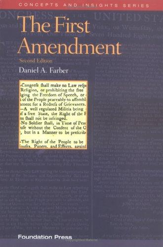 Cover for The First Amendment