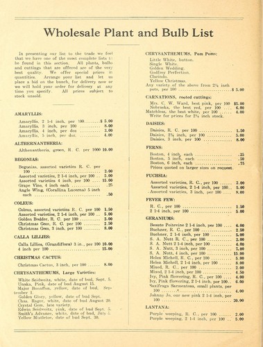Cover for Spring price list