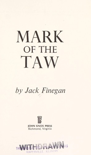 Cover for Mark of the taw.