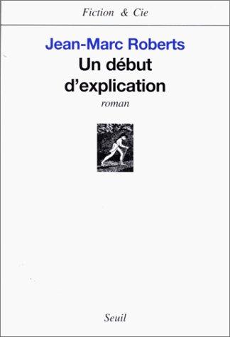 Cover for Un début d'explication
