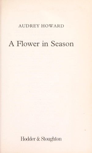 Cover for A flower in season