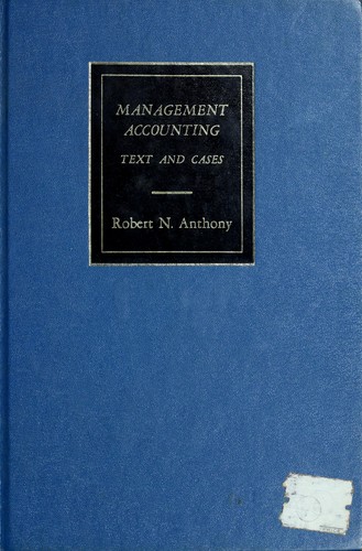 Cover for Management accounting