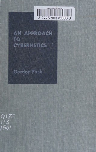 Cover for An Approach to Cybernetics