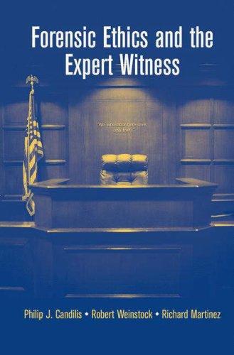Cover for Forensic Ethics and the Expert Witness
