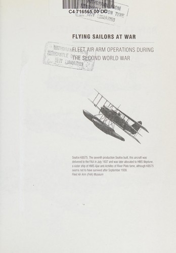 Cover for Flying sailors at war