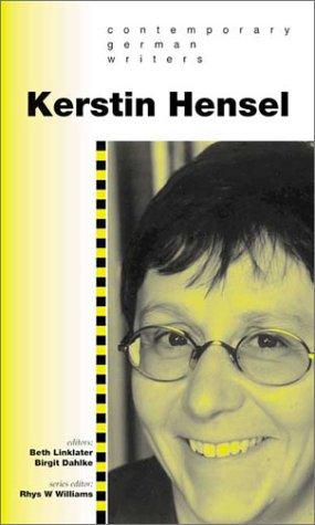 Cover for Kerstin Hensel (Contemporary German Writers)