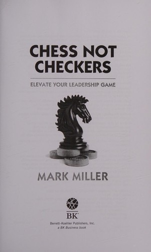 Cover for Chess not checkers