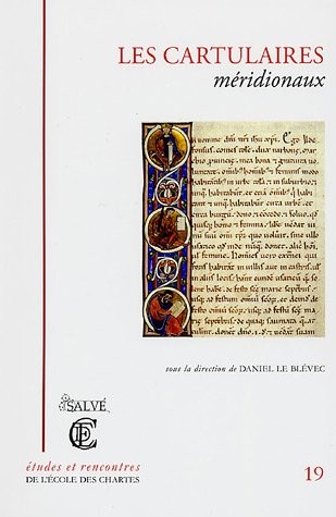 Cover for Les cartulaires méridionaux