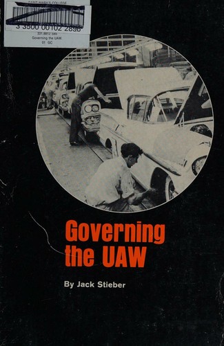 Cover for Governing the UAW.