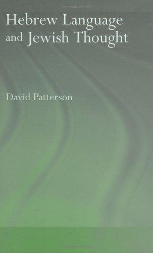 Cover for Hebrew language and Jewish thought