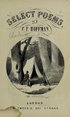 Cover for Select poems
