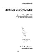 Cover for Theologie und Geschichte