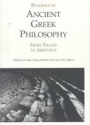 Cover for Readings in Ancient Greek Philosophy