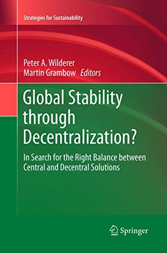 Cover for Global Stability through Decentralization?
