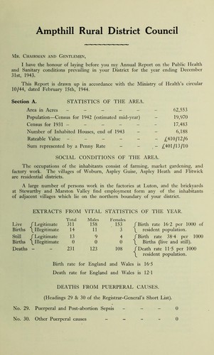 Cover for [Report 1943]
