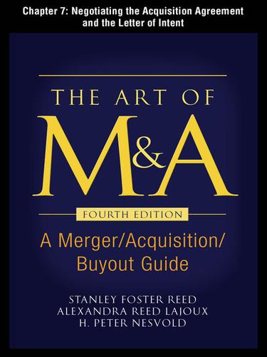 Cover for Negotiating the Acquisition Agreement and the Letter of Intent