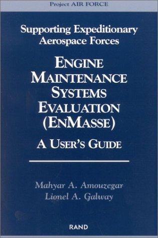 Cover for Engine Maintenance Systems Evaluation
