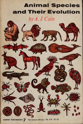 Cover for Animal species and their evolution.
