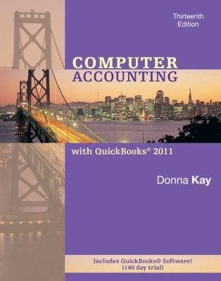 Cover for Computer Accounting With Quickbooks 2011