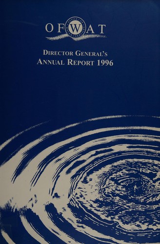 Cover for Report of the Director General of Water Services for the period 1 April 1996 to 31 March 1997.