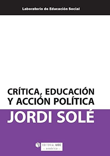 Cover for Crítica, educación y acción política